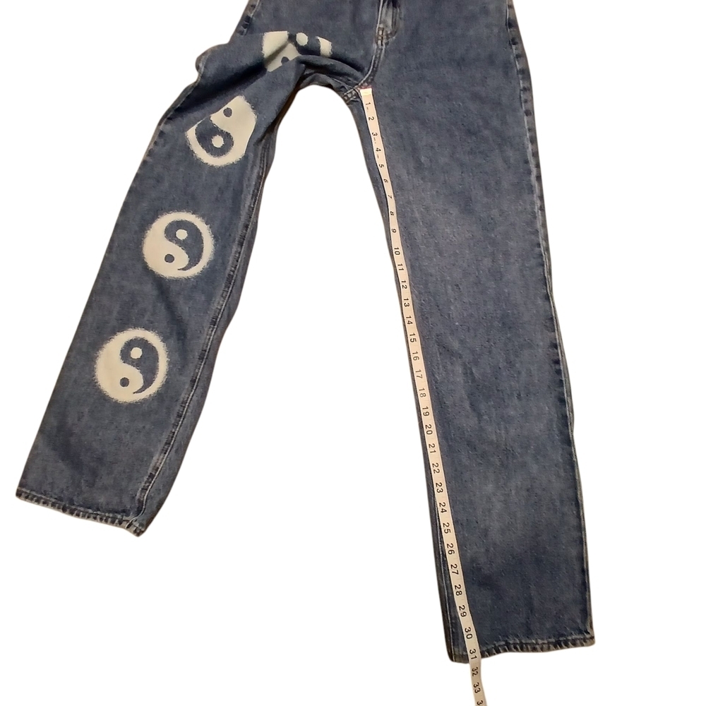 PacSun Yin Yang Denim Jeans Size 26 - Picture 5 of 11